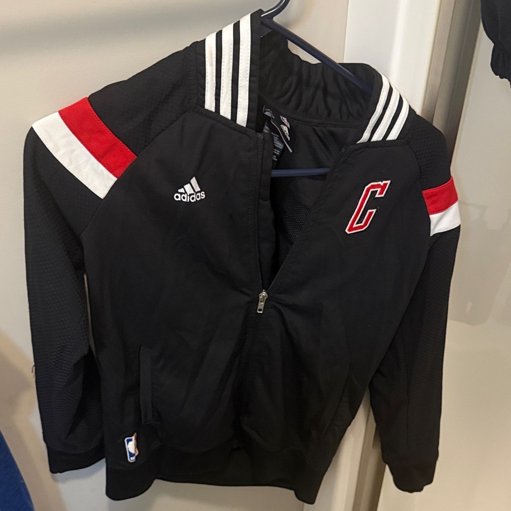 Adidas Chicago Bulls Kids Black Jacket medium 10-12